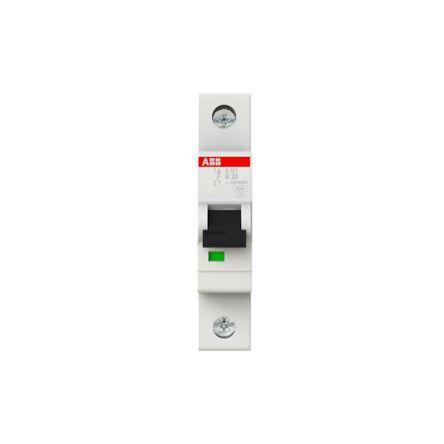 ABB Miniaturní jistič, rozsah: S200 1pólový 20A vypínací výkon 10 kA, charakteristika: Typ B, rozsah: System Pro M