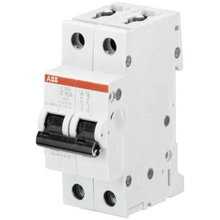 ABB Miniaturní jistič, rozsah: S200 2pólový 32A vypínací výkon 10 kA, charakteristika: Typ Z, rozsah: System Pro M