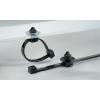 Stahovací páska Uvnitř vroubkované 150-55940 T30RFT5-PA66HS-BK/GY 150 mm 3.6mm Černá Nylon 66 HellermannTyton