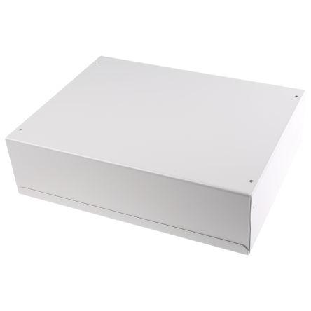 RS PRO Pouzdro na přístroje Ocel válcovaná za studena 95 mm barva Šedá 350 mm 270 mm