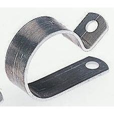 HellermannTyton Spona tvaru P 15.9 mm (vnitřní prům.), Přírodní, Hliník