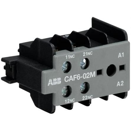 ABB Pomocný kontakt 2 NC 2 Přední montáž, rozsah: CAF6-02M s Šroub 6 A 250.69kV