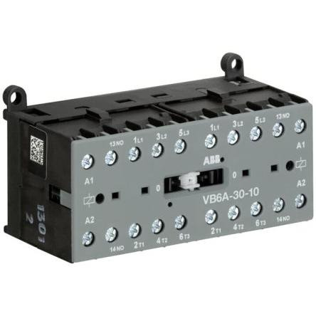 ABB 1 NC Stykač napětí ve vinutí 240V 3pólový 20 A 4 kW s 3 NO kontakty 240V Reverzační, rozsah: VB6A-30-10 3P