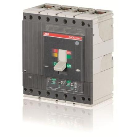 ABB Jistič s lisovaným pouzdrem, rozsah: T5N 4pólový 400A vypínací výkon 20 kA, rozsah: SACE Tmax T Pevný