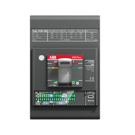 ABB Jistič s lisovaným pouzdrem, rozsah: XT2N 3pólový 160A vypínací výkon 10 kA, rozsah: SACE Tmax XT Pevný