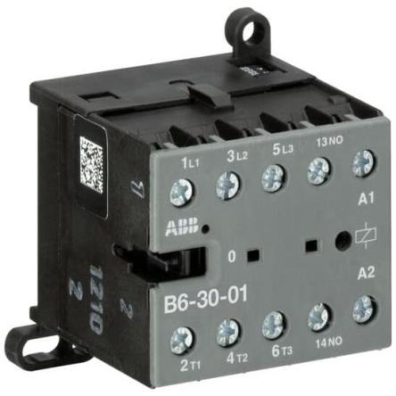 ABB 1 NC Stykač napětí ve vinutí 127V 3pólový 20 A 4 kW s 3 NO kontakty 127V, rozsah: B6-30-01 3P