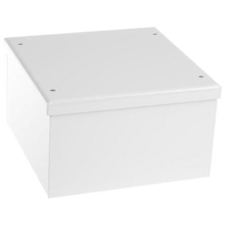 RS PRO Pouzdro na přístroje, řada: IG5405 Ocel válcovaná za studena 90 mm barva Šedá 150 mm 150 mm