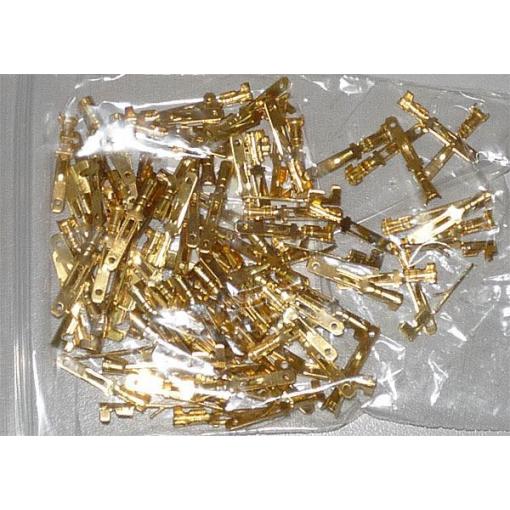 Faston-konektor 2,8 mm neizolovaný, kabel do 1 mm², 100 ks