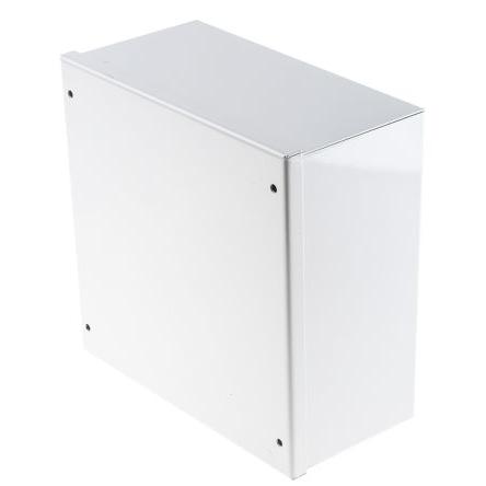 RS PRO Pouzdro na přístroje Ocel válcovaná za studena 100 mm barva Šedá 200 mm 200 mm