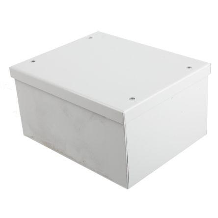 RS PRO Pouzdro na přístroje Ocel válcovaná za studena 80 mm barva Šedá 120 mm 150 mm