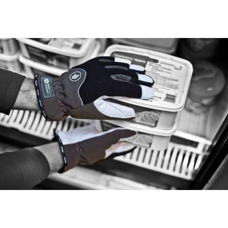 Polyco Healthline Pracovní rukavice Šedá PPE CAT II 2212X, EN511:2006, EN388:2016 22X Kůže Ano Ano Ano Spandex Ne Ne 9
