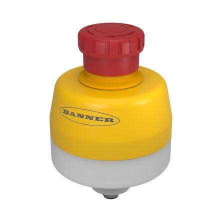 Banner SSA-EB Uvolnění kroucením Tlačítko nouzového vypínače Montáž do panelu 30 mm NC IP65, IP69, IP67