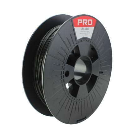 Vlákna pro 3D tiskárny, Černá 1.75 mm 500 g Odolné PLA RS PRO