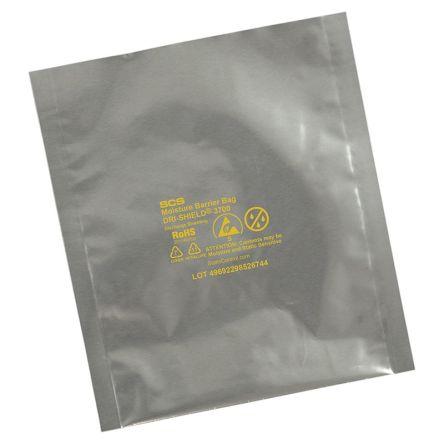 SCS Antistatický sáček, Sáček, šířka: 305mm, pevnost v tahu: 26MPa, Antistatický, 0.15 mm, délka: 305 mm, Stříbrná