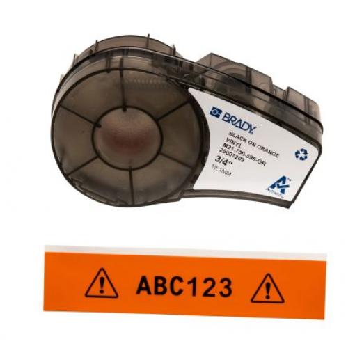 Páska do tiskárny štítků barva tisku černá pro různé modely tiskáren M210, M210-LAB, M211, BMP21 LAB, BMP21-PLUS Brady