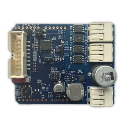Vývojová deska Shield deska DC motoru a vyhodnocovací deska Infineon TLE9562-3QX, pro použití s: Automobilový průmysl