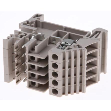 Weidmüller Modul rozhraní, řada: W, Upínací třmen, Lišta DIN, Vnější, počet kontaktů: 1, 250V 16A, délka: 49 mm