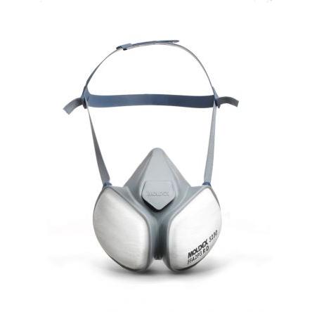 Moldex Respirační maska, řada: Compact, SC: One Size, Šedá Včetně náhradního filtru, Polomaska Hypoalergenní
