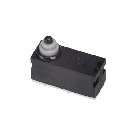 Omron Subminiaturní mikrospínač, typ ovladače: Kolíkový plunžr SPST, 12 V dc, Levý úhlový PCB, IP67, 1N
