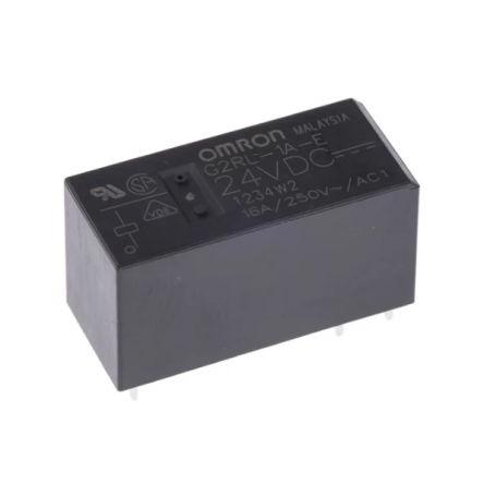 Omron Relé bez blokování SPST Montáž na plošný spoj 12A 5V dc G2RL