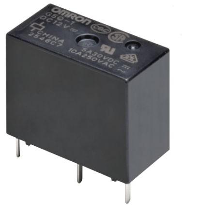 Omron Relé bez blokování SPDT Montáž na plošný spoj 10A 24V dc G5Q