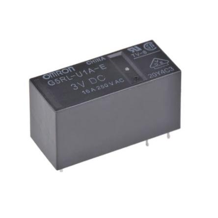 Omron Relé bez blokování SPST Montáž na plošný spoj 16A 24V dc G5RL-K