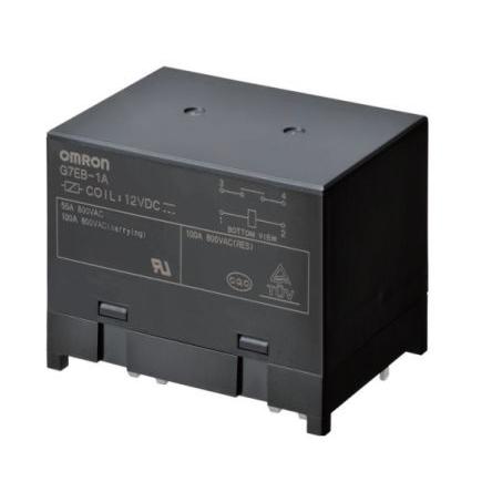 Omron Relé bez blokování SPST Montáž na plošný spoj 100A 24V dc G7EB