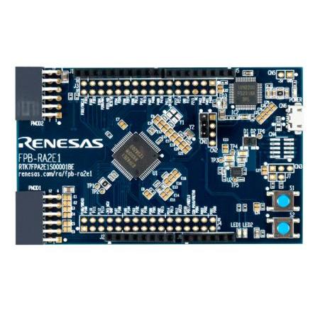 Renesas Electronics Vývojová deska, ARM, ARM Cortex RTK7FPA2E1S00001BE, Mikrokontrolér, ARM Cortex M23, FPB-RA2E1,