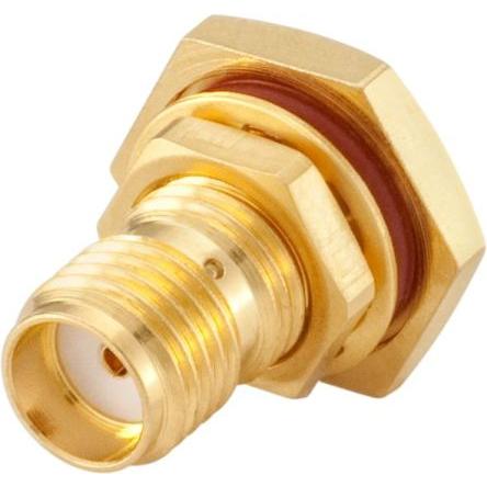 Rosenberger Jack SMA, řada: SMA Vnitřní, 50 Ω, orientace těla: Rovný, Montáž do panelu Konektor SMA Pájecí, 12.4GHz 165
