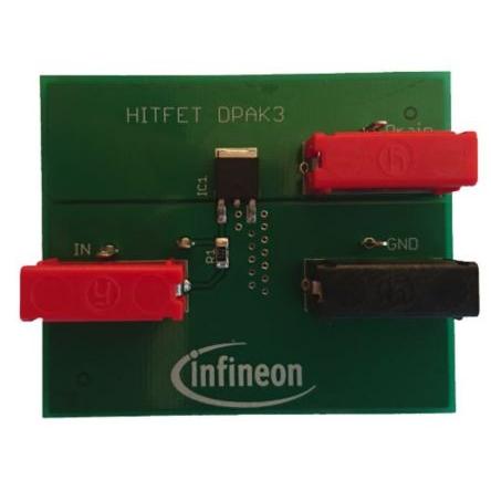 Vyhodnocovací deska BTS3050TF DEMOBOARD Vyhodnocovací deska Infineon BTS3050TF, BTS3125TF, BTS3080TF, BTS3035TF, pro