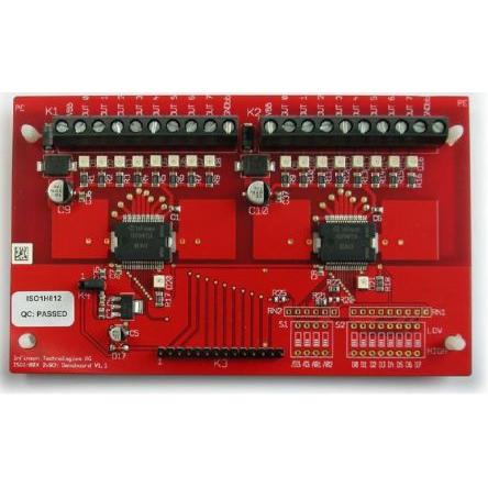 Vyhodnocovací deska EVAL ISO1H812G Vyhodnocovací deska Infineon ISO1H812G, pro použití s: Automatizace, průmysl