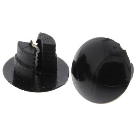 RS PRO Nýt, Nylon, délka nýtu: 5.6 mm, Obyčejný Zacvaknutí, průměr nýtu: 7 mm tloušťka 8.7 mm