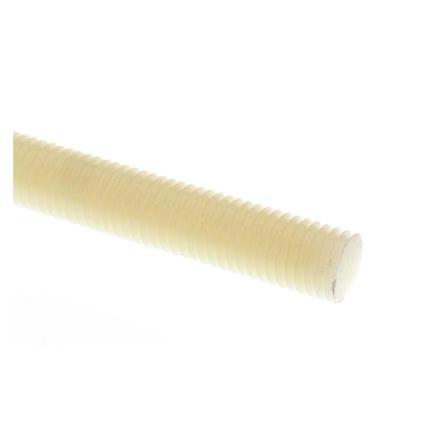 Tyč se závitem, Obyčejný, Nylon, M12, délka: 1 m RS PRO