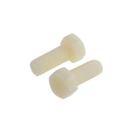 RS PRO Šroub s vnitřním šestihranem, Obyčejný, Nylon, M12, délka: 30 mm
