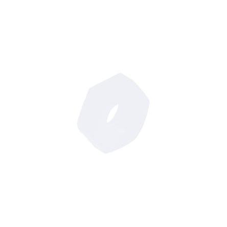 RS PRO Šestihranná matice, Obyčejný, Nylon M2.5, Plné