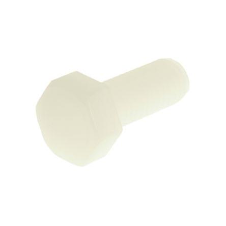 RS PRO Šroub s vnitřním šestihranem, Obyčejný, Nylon, M8, délka: 20 mm