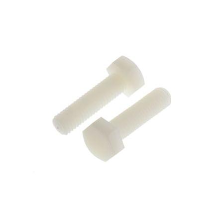 RS PRO Šroub s vnitřním šestihranem, Obyčejný, Nylon, M8, délka: 30 mm