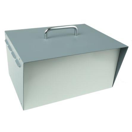 Hammond Pouzdro na přístroje, řada: 518 IP30 Odvětrávaný Rukojeť Ocel 159 mm barva Šedá 245 mm 298 mm