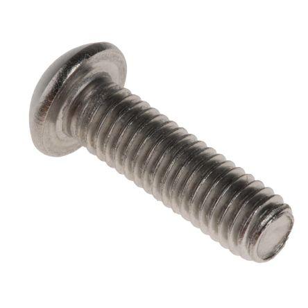 RS PRO Šroub s vnitřním šestihranem, Lesklý zinek, Nerezová ocel hlavice Vnitřní šestihran, M6, M6, délka: 20 mm