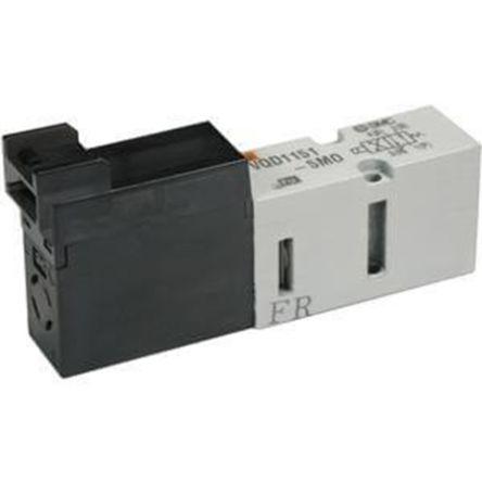 Elektromagnetický ventil, řada: VQD1000 Metrické Solenoid, max. průtok: 78.52NL/min SMC 24V