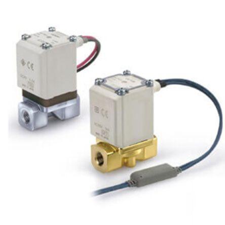 Elektromagnetický ventil VX213EAAXB 2portový NC 24V dc SMC 1/4 in 1/4 in