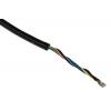 RS PRO Kabel DIN, A: Vnější, A: Zástrčka, B: Volný konec 2 m, Černá