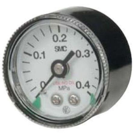 Tlakoměr Typ R G46-10-02-SRB 42 mm R 1/4 in Nerezová ocel 10 bar 0 bar SMC
