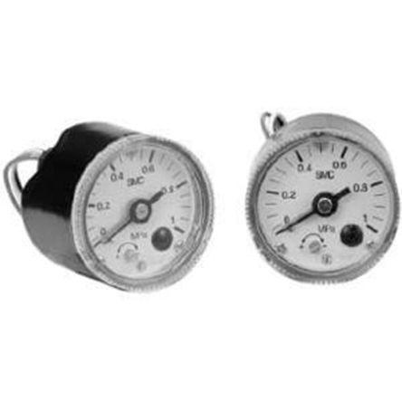 Tlakoměr Typ R GP46-10-01L5-C-Q 42.5 mm R 1/8 in, 60 °C 10 bar 0 bar SMC