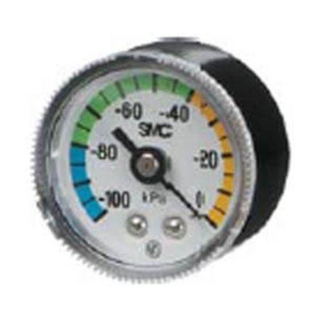 Tlakoměr Typ R GZ46-K1K-01-C 42.5 mm R 1/8 in Ocel válcovaná za studena 1 bar -1 bar SMC