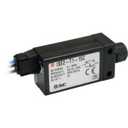 Tlakový snímač, max. tlak: 0.97 bar SMC 24V, přípojka portu: 1/8 in G 60 °C