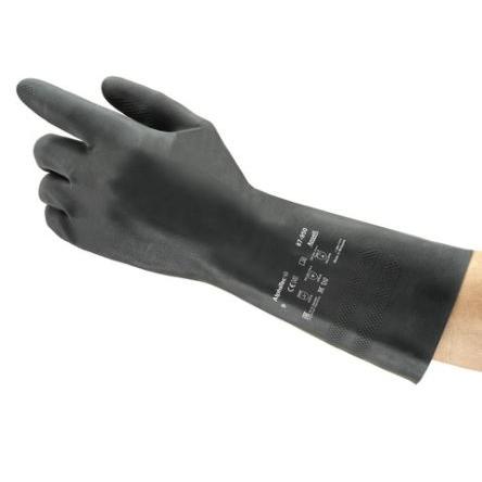 Ansell Pracovní rukavice EN 374 Chemické látky Černá CE Latex X Ano Ano Latex Ne Ne 11 AlphaTec