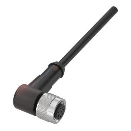 Kabel ovladače snímače, A: Vnitřní, A: Pravoúhlý 8, B: Volný konec, B: Neuzavřený, 30V, IP68, řada: BCC BALLUFF 5 m