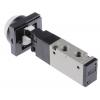 Pneumatický ventil s ručním ovládáním, řada: VZM500 barva Žlutá, Zelená, Černá, Červená Tlačítko G 1/8 G, NPT, RC, NPTF,