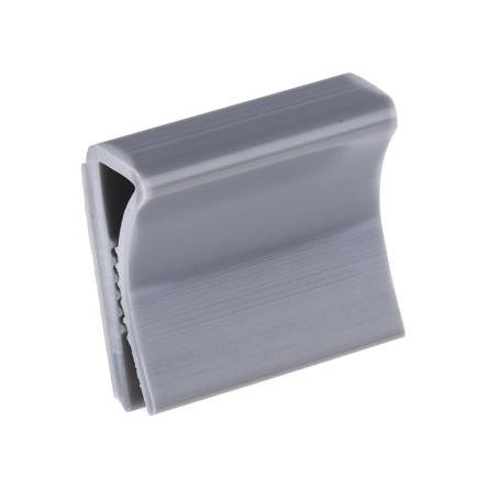 Kabelová svorka pro průměr svazku 8 mm Polyvinylchlorid Šedá Samolepicí RS PRO